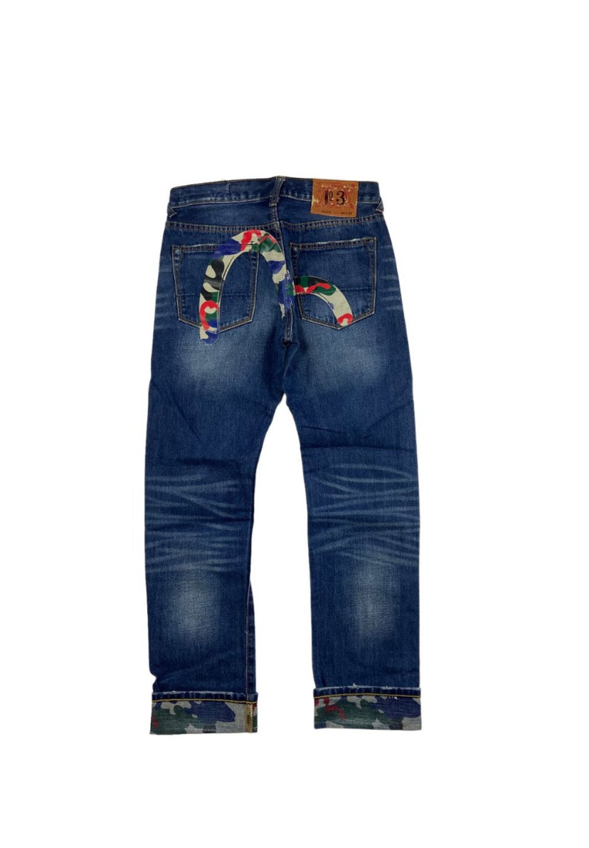 EVISU denim エヴィス EVISU GENES OSAKA Draping Spiral Selvedge Denim