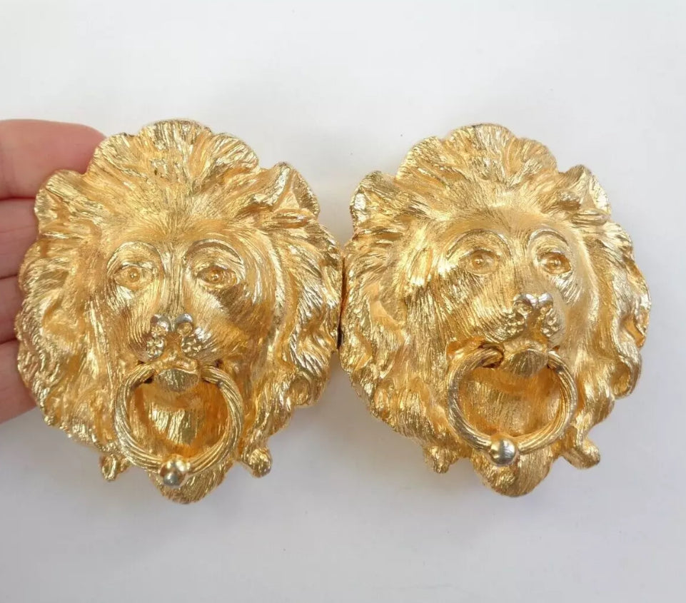 Lion Head Belt Buckle