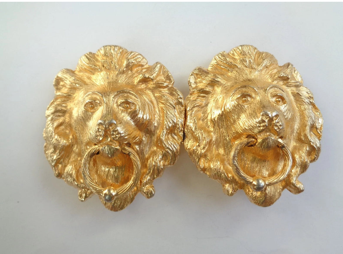 Lion Head Belt Buckle